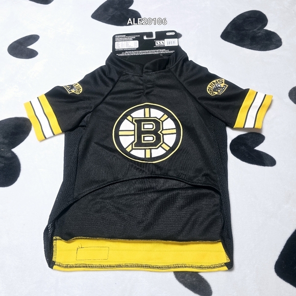 NHL Pet Apparel Boston Bruins Jersey - Size XL Black And Yellow New - Picture 2 of 6